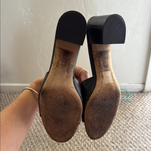 Tory Burch Black Mules with Gold Accent - Picture 4 of 6